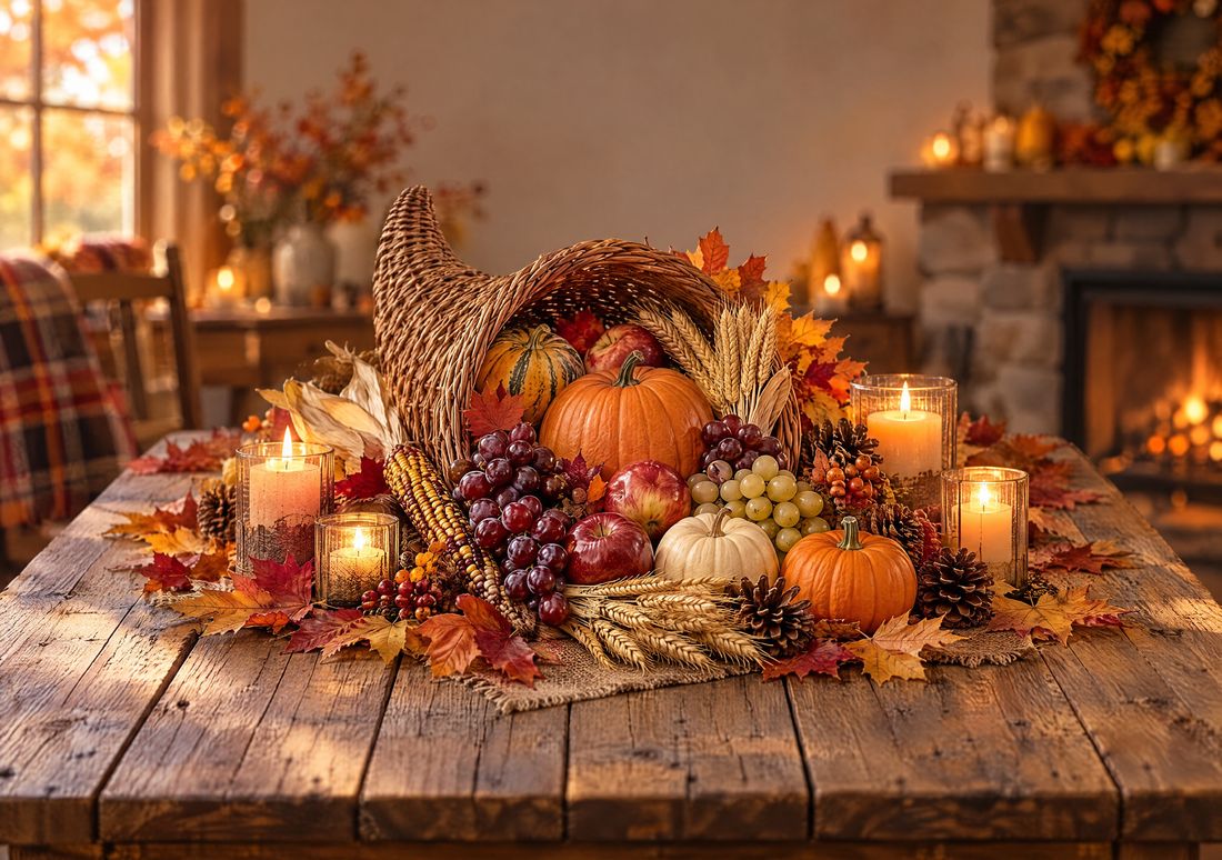 Harvest Table — iPhone Duo wallpaper
