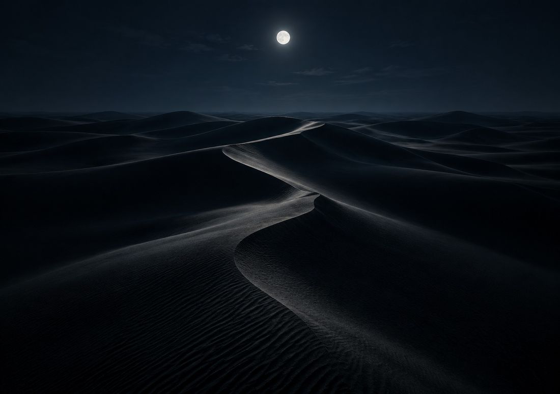 Black Dunes — iPhone Duo wallpaper