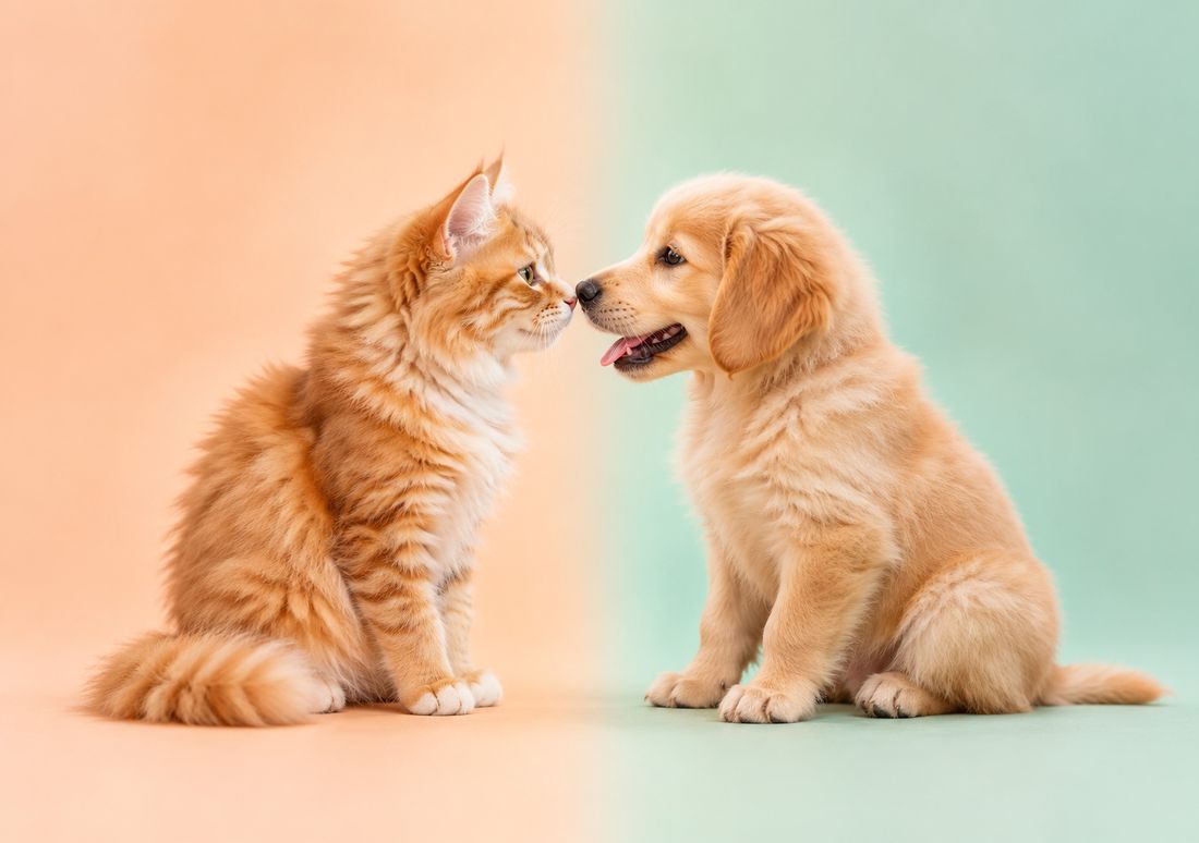 Cat vs Dog — fondo de pantalla para iPhone Duo