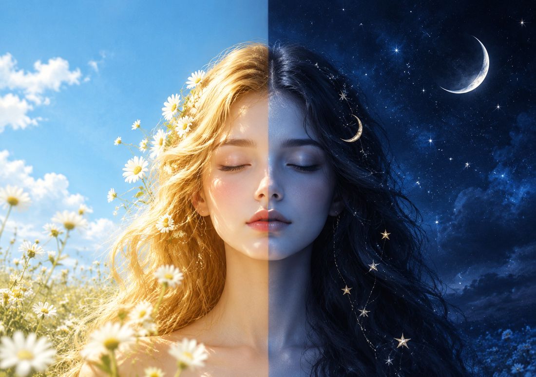Day & Night — fondo de pantalla para iPhone Duo