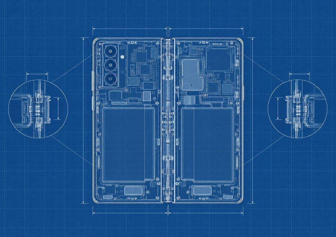Duo Blueprint — fondo de pantalla para iPhone Duo