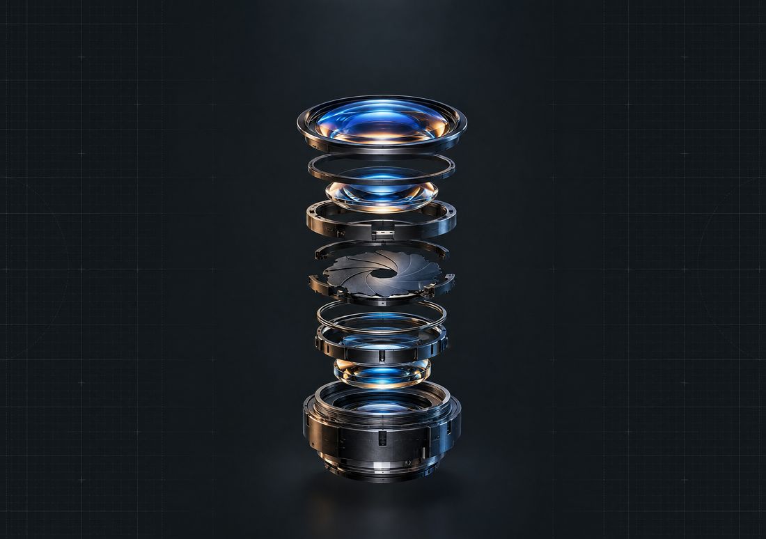 Exploded Lens — iPhone Duo wallpaper