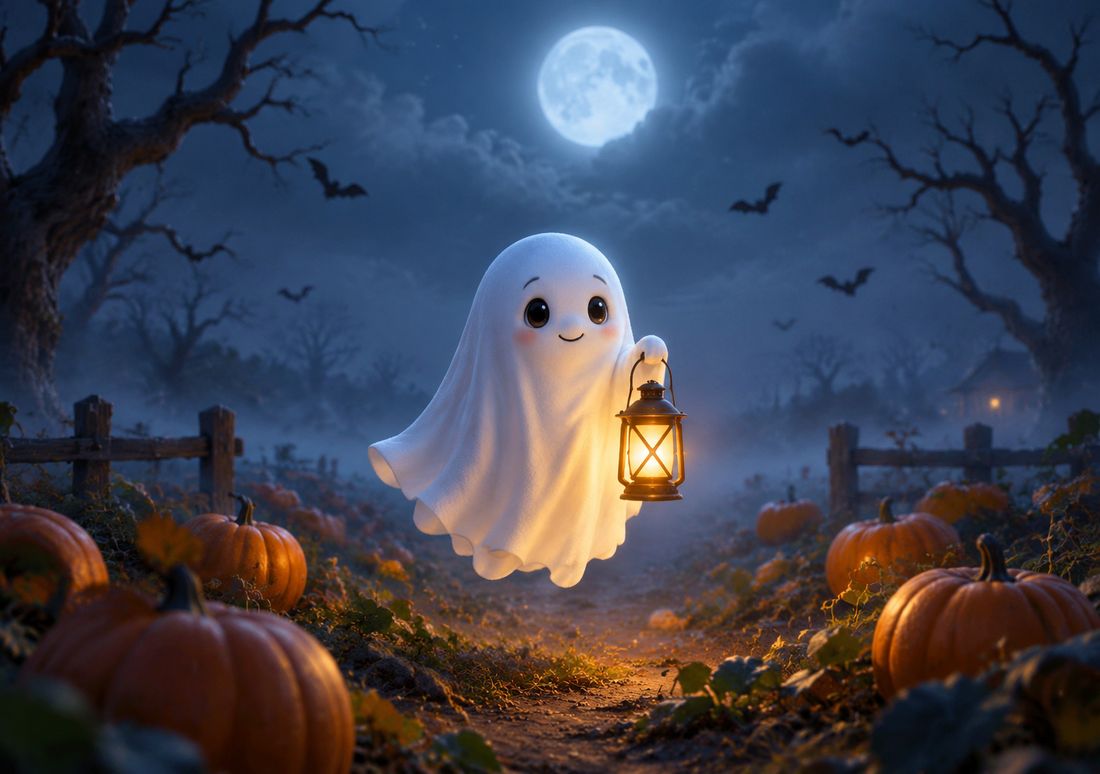 Little Ghost — fondo de pantalla para iPhone Duo