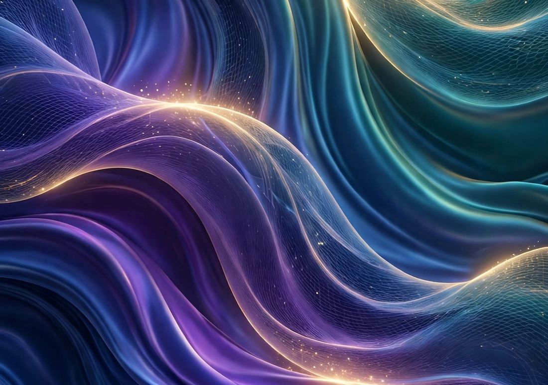 Iridescent Flow — fondo de pantalla para iPhone Duo
