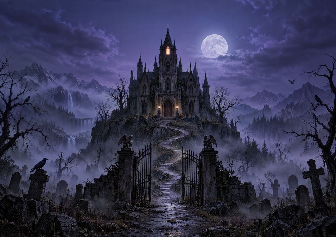 Haunted House — fondo de pantalla para iPhone Duo
