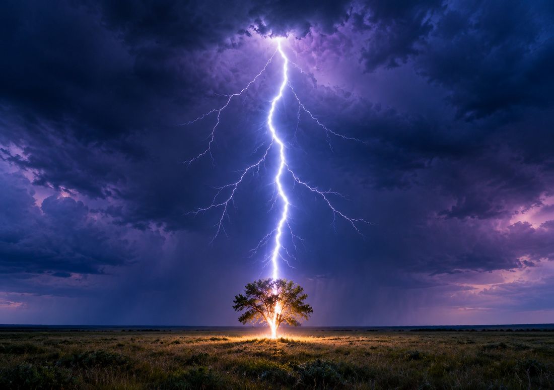 Lightning Strike — iPhone Duo wallpaper