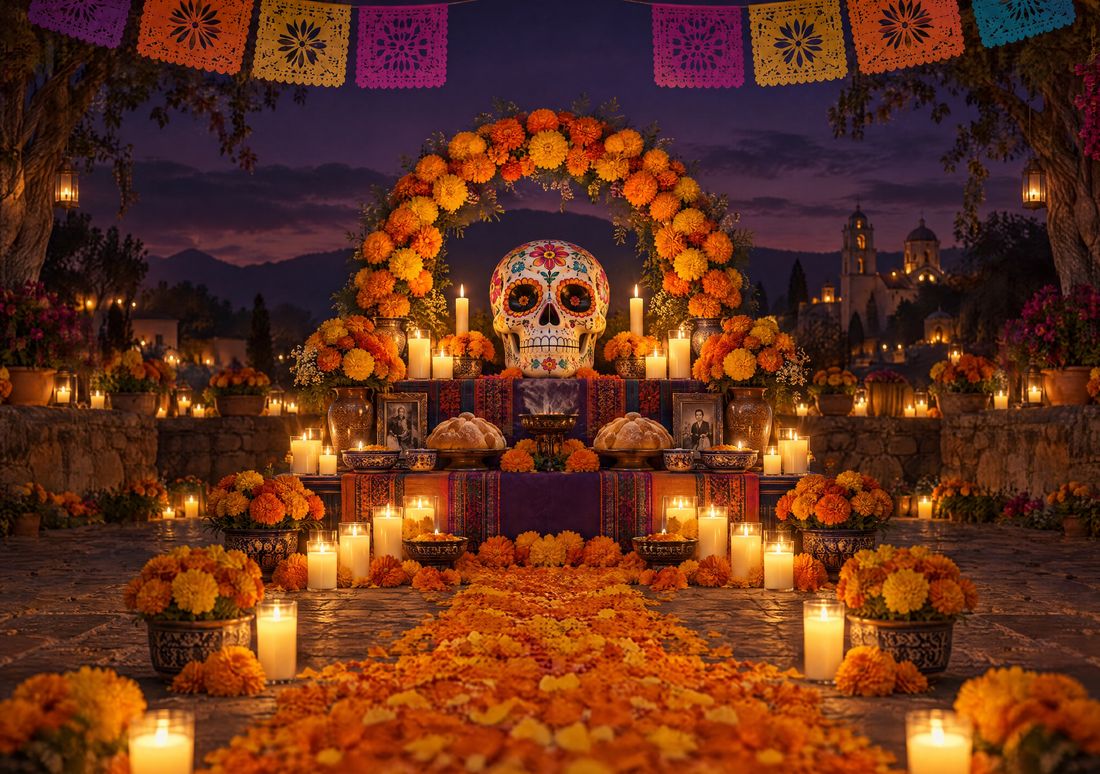 Marigold Altar — fondo de pantalla para iPhone Duo, pantalla interior