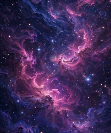 iPhone Duo wallpaper — Indigo Nebula