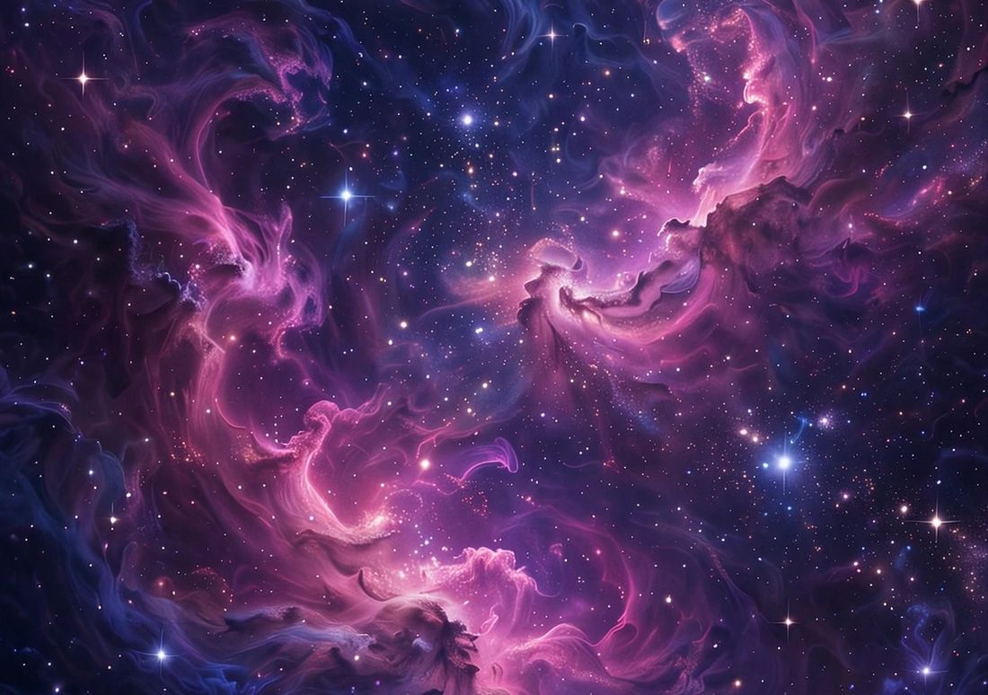 Indigo Nebula — fondo de pantalla para iPhone Duo