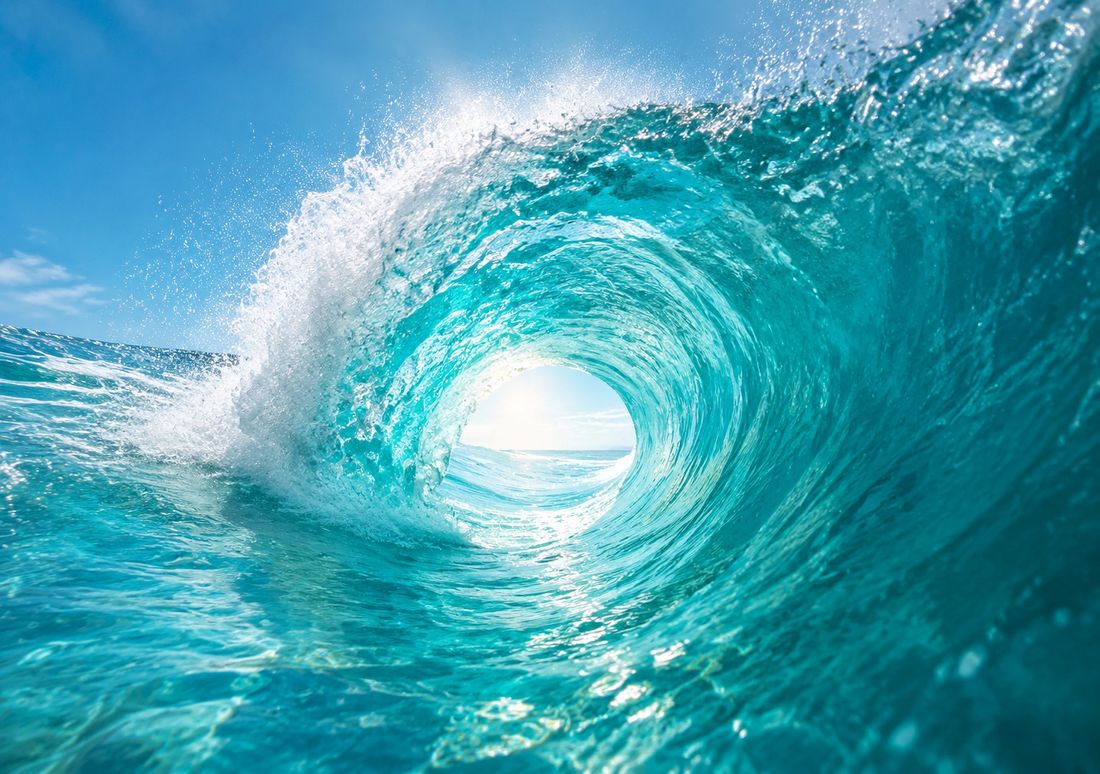 Inside the Wave — fondo de pantalla para iPhone Duo
