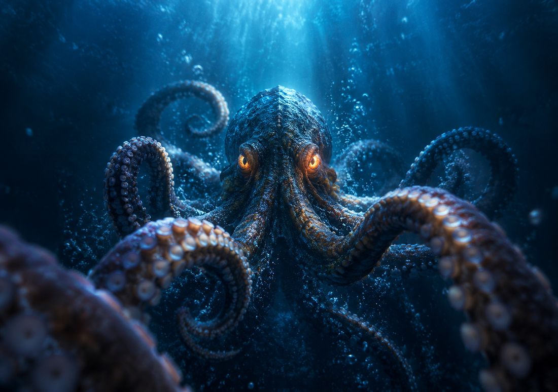 Kraken Reach — fondo de pantalla para iPhone Duo