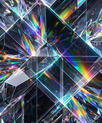 iPhone Duo wallpaper — Prism Shards