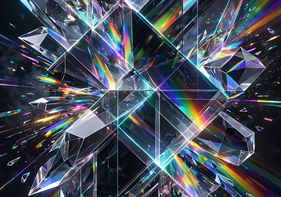 Prism Shards — fondo de pantalla para iPhone Duo