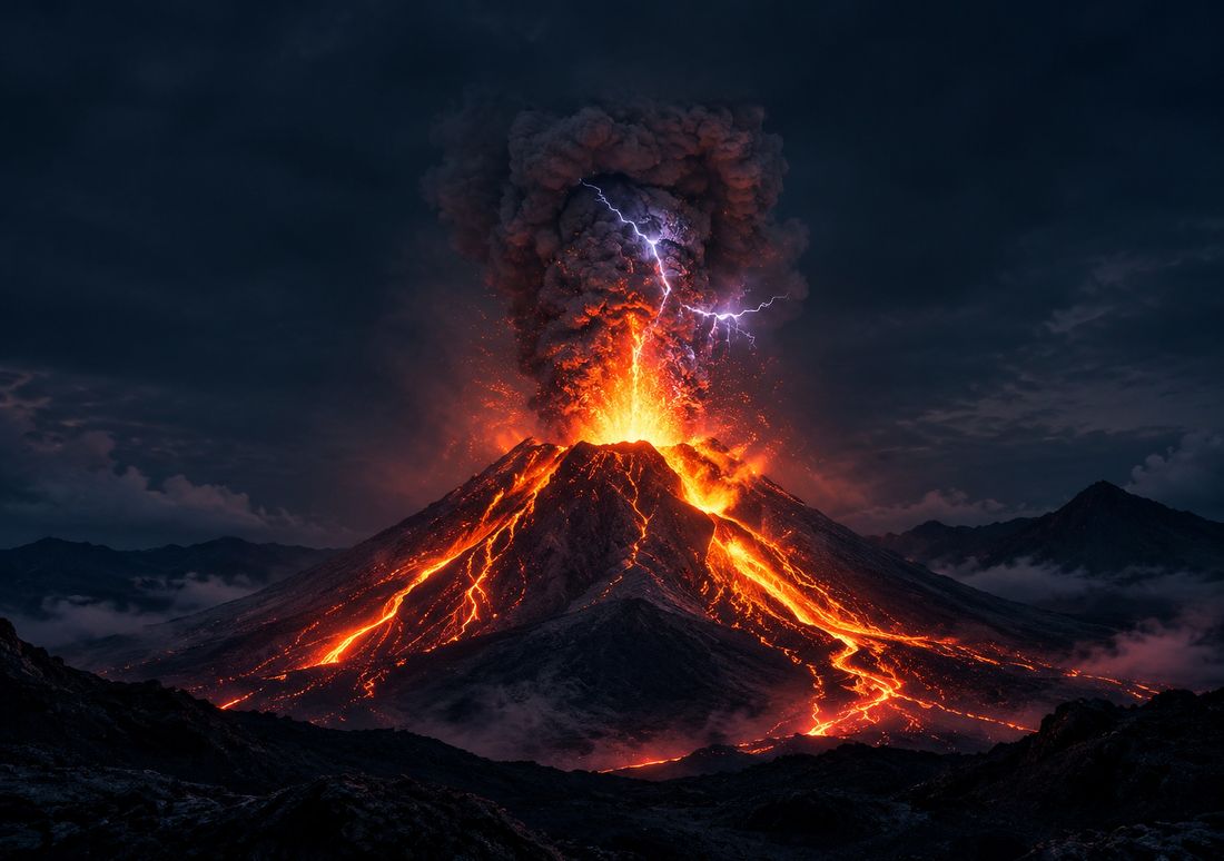Eruption — iPhone Duo wallpaper, inner display