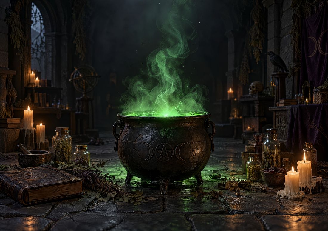 Witch's Brew — fondo de pantalla para iPhone Duo