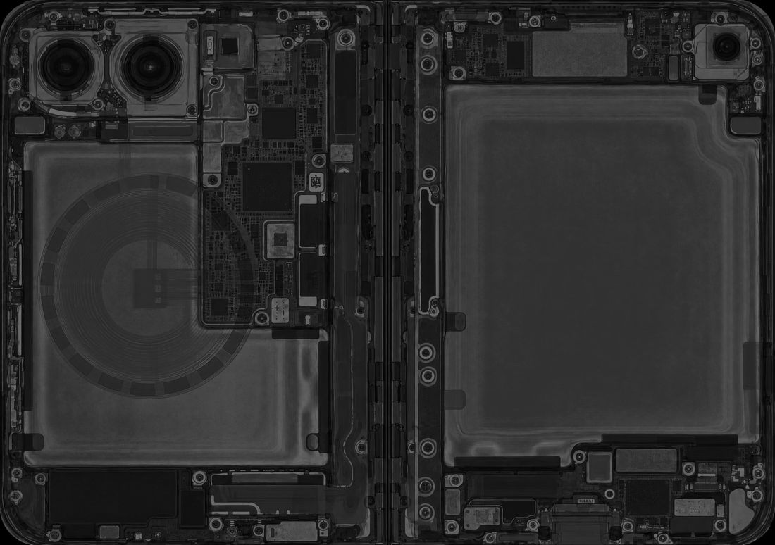 X-Ray Film Dark — fondo de pantalla para iPhone Duo