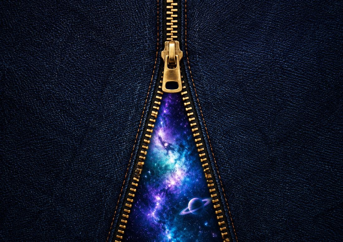 Unzipped Galaxy — fondo de pantalla para iPhone Duo